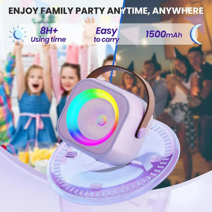 12-in-1 Karaoke Microphone & Speaker for Kids – Wireless Bluetooth Singing Mic | MicJoy
